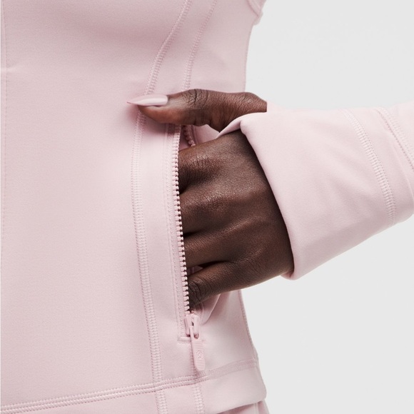 Lululemon Define Cropped Jacket Nulu Pink Haze Size 14 Sz 14 - Picture 5 of 6